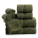 Evimpex Towels 8 Pack Luxury Towel Set 2 Bath Towels 2 Hand Towels 4 Wash Cloths - Like New