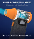 SMOFAOSU COMPRESSED AIR DUSTER, 300000RPM JET FAN ELECTRIC AIR BLOWER 3-SPEED - Like New