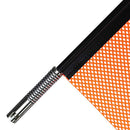 18" orange oversize load flag with quick mount connector - Brand New
