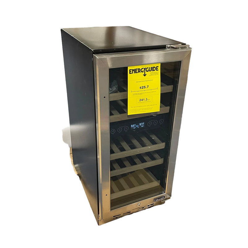 NEWAIR 15" DUAL ZONE WINE COOLER MODEL NWC029SS01 - STAINLESS - Scratch & Dent