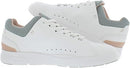 ON WOMEN'S THE ROGER ADVANTAGE SHOES, SIZE 8.5, WHITE/ROSE - Like New
