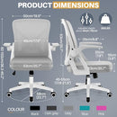 FelixKing Office Chair - Ergonomic Desk Chair Breathable Mesh Task - Gray - Like New