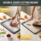 SOCISEN STAINLESS STEEL CUTTING BOARD, DOUBLE SIDED FOOD GRADE, MEDIUM SIZE - Like New