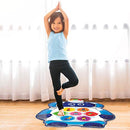 Infinifun My First Yoga Mat, White/Blue - Brand New