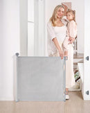 Likzest Retractable Baby Gate Mesh Gate 33" Tall 55" Wide SH20.006DC - Gray Like New