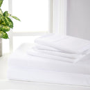 Bibb Home 2000 Count 6-Piece Rayon from Bamboo Sheet Set - Queen - White - Like New