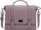 EaseGave Women's 17 Inch Laptop Briefcase, Saffiano Eco-leather YM0009 - Purple Like New