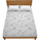 BAMBOO PREMIUM RAYON 100 PERCENT WATERPROOF MATTRESS PROTECTOR FULL - WHITE - Like New