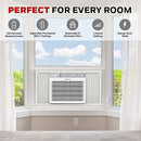 HONEYWELL 10,000 BTU WINDOW AIR CONDITIONER, REMOTE, LED - WHITE - Like New