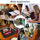 WeChef 30 Pack Restaurant Menu Covers 8.5 x 14 Double Fold 2 Pages 4 Views - Brand New