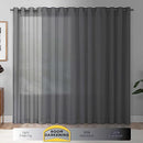 ECLIPSE Solid Thermapanel Modern Room Darkening Rod Pocket Curtain 54" X 84" - Like New
