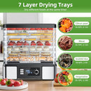 TINANA FOOD DEHYDRATOR MACHINE DRYER JERKY, DEHYDRATER FOR FRUIT HERB - BLACK - Like New