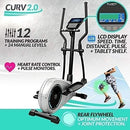 Bluefin Fitness Curv 2.0, Curv Mini, Elliptical Cross Trainers - Black/Gray - Like New
