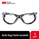 3M SAFETY GLASSES VIRTUA CCS ANSI Z87 ANTI-FOG CLEAR LENS BLUE FRAME - CLEAR - Brand New