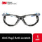 3M SAFETY GLASSES VIRTUA CCS ANSI Z87 ANTI-FOG CLEAR LENS BLUE FRAME - CLEAR - Brand New