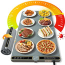NAXBEY WARMING MAT FOR FOOD EXTRA LARGE FOLDABLE FOOD WARMING MATS - GRAY - Like New