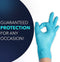 HUAYUAN POWDER FREE NITRILE EXAM DISPOSABLE NON-STERILE GLOVES 100PCS LARGE - Brand New
