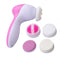 TWO ELEPHANTS 5-IN-1 SMOOTHING FACIAL MASSAGER LS-SFM-11593 - PINK - Like New