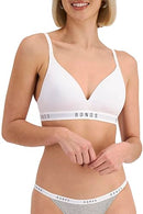 BONDS WOMEN'S WIRELESS T-SHIRT BRA CONTOUR CUPS, SOFT COTTON-MODAL - SIZE 38C - Like New