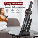 Nicebay Cordless Handheld Vacuum Cleaner 15KPA Strong Suction Portable Black/Red Like New