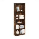 FURINNO JAYA BOOK SHELF, 5-TIER, BOOKCASE, 9.5" X 24.5" X - Scratch & Dent