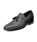 25343 Stacy Adams Men's, Tazewell Loafer, Size 7.5, Black - Like New