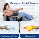 SERENELIFE HAND MASSAGER WITH HEAT AND COMPRESSION WITH KNEADING SLHNDSG007BK - Like New