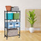 Origami R4 4-Tier Folding Shelf Garage Shelving Heavy Duty, R4-WR-BLA - BLACK - Like New