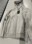 BLU ROCK NEW YORK SOFT WARM SHERPA FLEECE LINING JACKET SIZE : M - HEATHER GRAY - Brand New