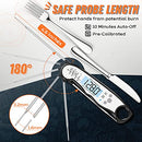 IMSAFERELL DIGITAL MEAT THERMOMETER INSTANT READ BACKLIGHT BLACK/SILVER - Like New