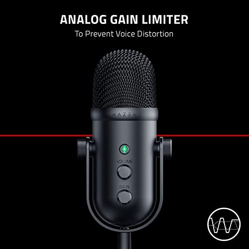 RAZER SEIREN V2 PRO USB MICROPHONE RZ19-04040100-R3M1 - BLACK - Like New