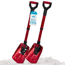 BIRDROCK HOME Folding Emergency Snow Shovel Compact Car Snowmobiles 2 Pack - Brand New