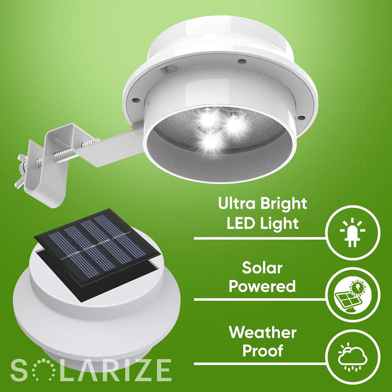 BRIGHTOLOGY Solarize Waterproof Outdoor Solar Lights 4 Lights BO-SO1230001-04 Like New