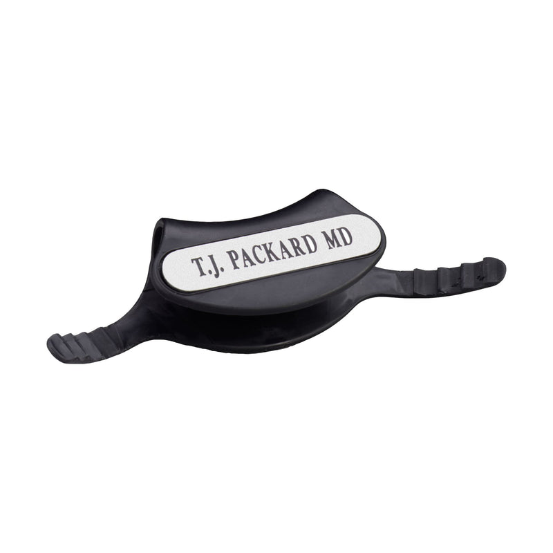 3M LITTMANN STETHOSCOPE IDENTIFICATION TAG - BLACK - Like New