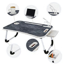 TZT 23.5" Portable Laptop Desk with USB Charge Port B093SMTL8C - Gray - Brand New