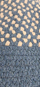 COLONIAL MILLS 9X9 ROUND RUG - GRANO BLUE - Like New