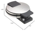 CUISINART ROUND CLASSIC WAFFLE MAKER WMR-CAFR - SILVER - Like New