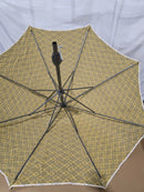 CALIFORNIA UMBRELLA PARKSIDE SERIES 9 FT ALUMINUM POLE - WHITE/GOLD/BLACK - Like New