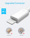 ANKER POWERLINE II LIGHTNING CABLE, 3FT USB CHARGING LIGHTNING CORD, 2 PACK - Like New