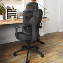 KERATEE ERGONOMIC OFFICE CHAIR WITH ADJUSTABLE LUMBAR SUPPORT 8006 - BLACK - Like New