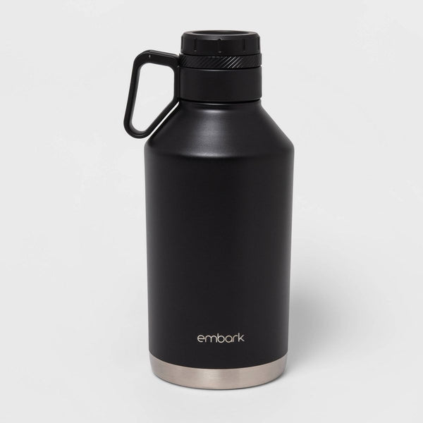 EMBARK 64OZ STAINLESS STEEL GROWLER - EMBARK - BLACK - Scratch & Dent