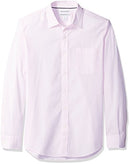 AMAZON ESSENTIALS SLIM FIT CASUAL POPLIN BUTTON SHIRT - SIZE: MEN XL - PINK - Like New