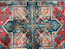 KATHY IRELAND HOME BRUSHED FLANNEL WASHABLE 5FT X 7FT RUNNERS RUG - VINTAGE RUBY - Like New