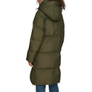 LW4RP590 LEVI'S WOMENS CLOUD PUFF HOODED MIDLENGTH PUFFER JACKET WOMEN M OLIVE - Brand New