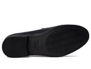 W28188 COLE HAAN WOMEN STASSI PENNY LOAFER SIZE 9W/ M 6.5/ EU 39.5 BLACK LEATHER - Like New