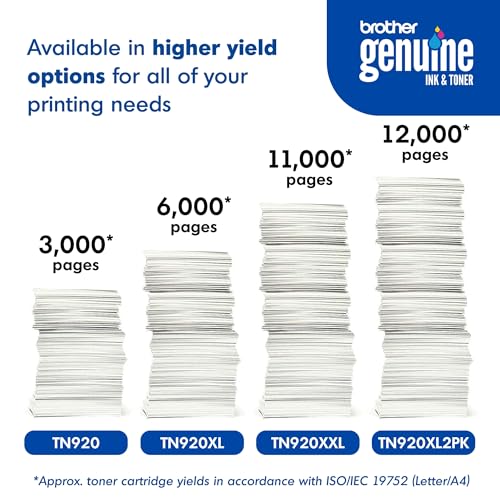 Brother Genuine TN920 Standard Yield Toner Cartridge HL-L5210DN HL-L5210DW - Brand New