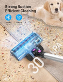 HAWKAM 30KPA CORDLESS VACUUM 80000 RPM MOTOR 7-IN-1 STICK RECHARGEABLE - PURPLE - Like New
