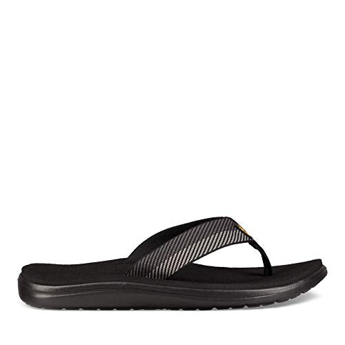 1019050 TEVA MEN'S VOYA FLIP FLOPS SIZE 10 VORI BLACK/GRAY - Brand New