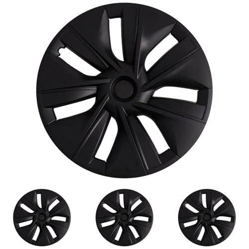 KAVANIC fits Tesla Wheel Cover 19 Inch Matte Black 4 PCS Range - Scratch & Dent