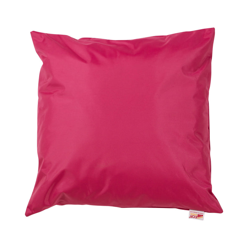 ECR4KIDS JUMBO FLOOR PILLOW, 16W X 16L - RASPBERRY - Like New